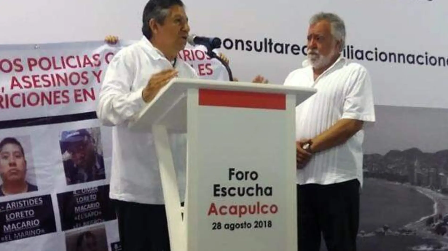 Acapulco Encinas en foro de pacificación